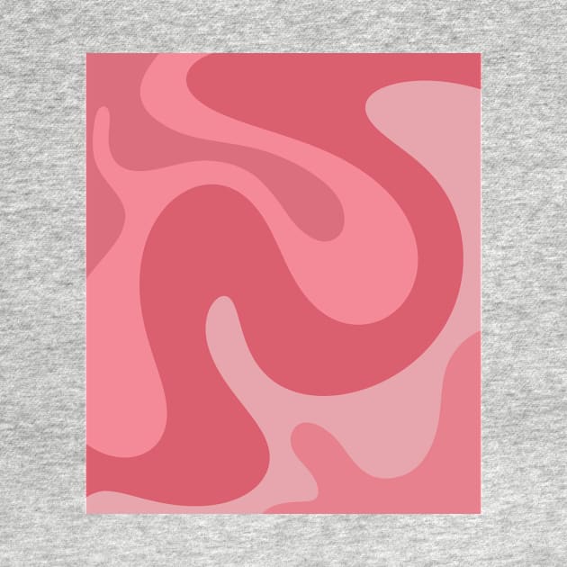 Pink drippy swirl marble pattern by loulou-artifex